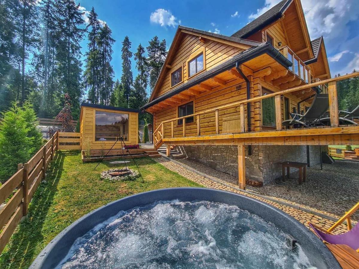 Lk Resort Lapsze Domy Z Prywatna Balia I Sauna Lapsze Niżne Exterior foto