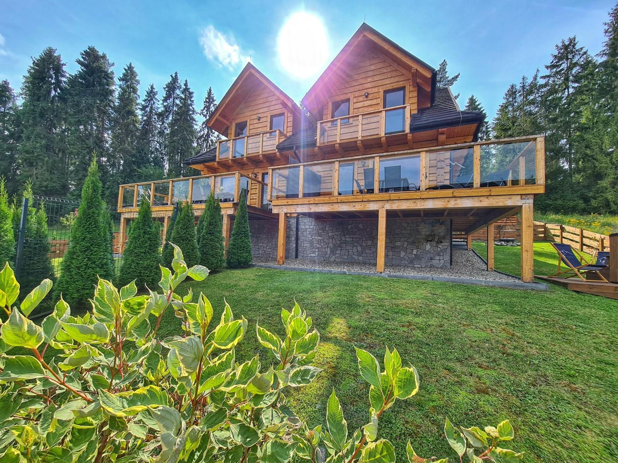 Lk Resort Lapsze Domy Z Prywatna Balia I Sauna Lapsze Niżne Exterior foto