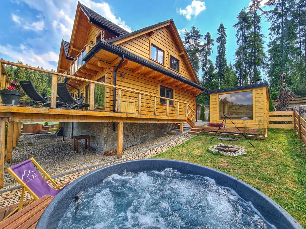Lk Resort Lapsze Domy Z Prywatna Balia I Sauna Lapsze Niżne Exterior foto